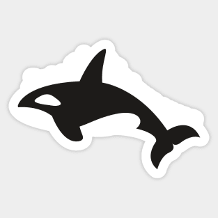 Just a girl who loves orcas Sticker